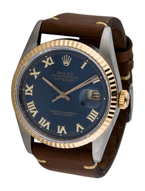 rolex oyster leather strap|rolex oyster perpetual datejust strap.